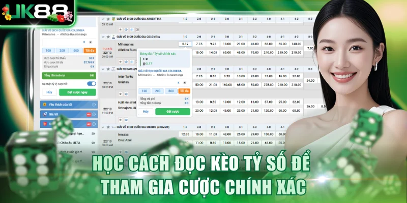 Học cách đọc kèo tỷ số để tham gia cược chính xác